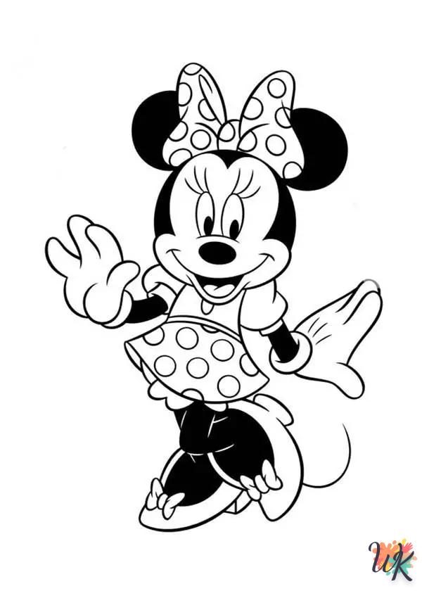 Dibujos para Colorear Minnie Mouse 35
