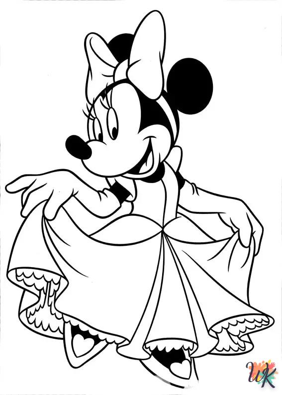 Dibujos para Colorear Minnie Mouse 37