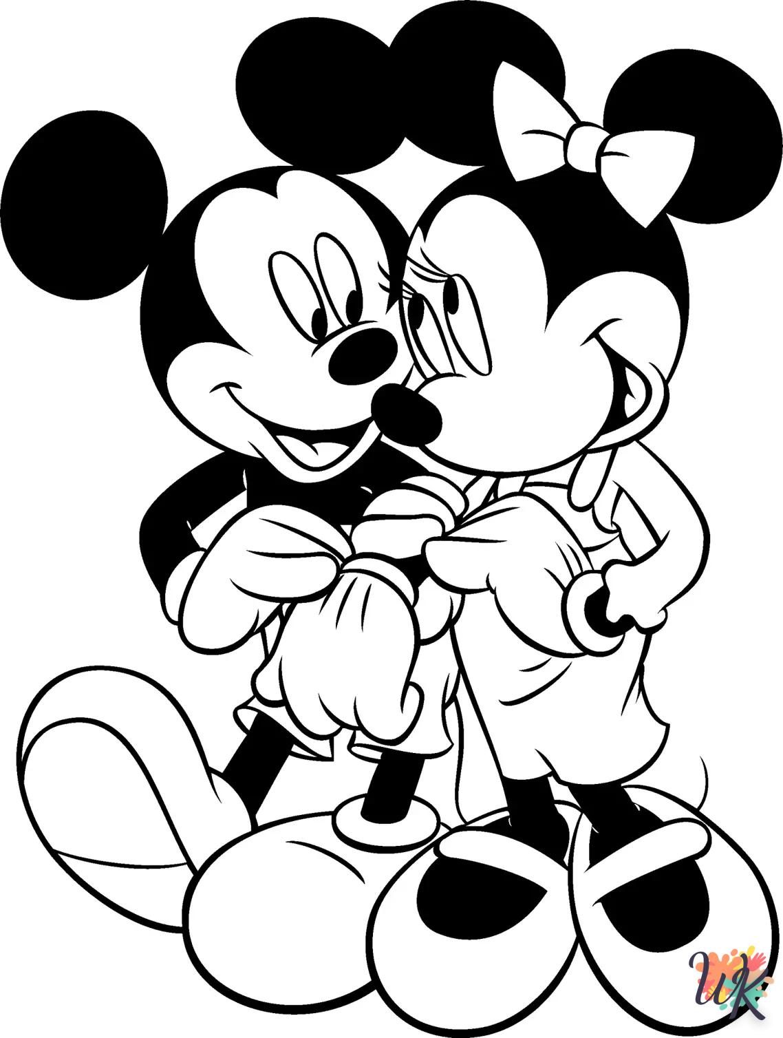 Dibujos para Colorear Minnie Mouse 38