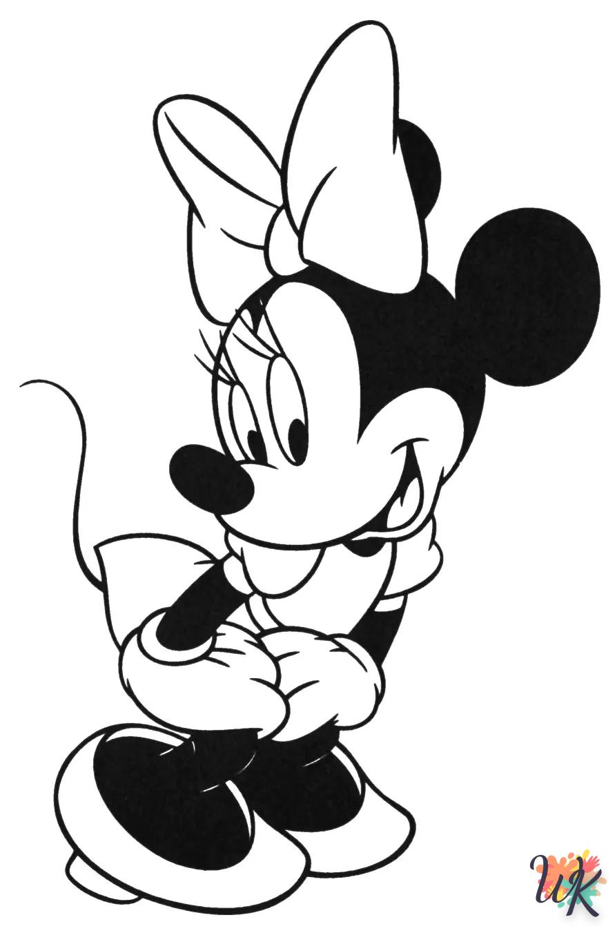 Dibujos para Colorear Minnie Mouse 39