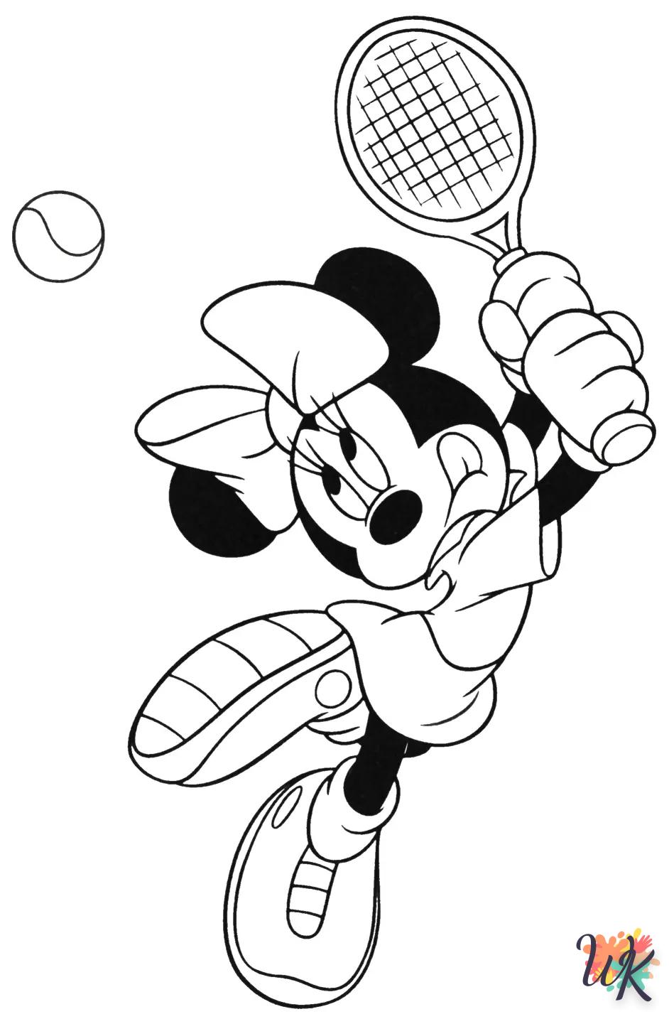 Dibujos para Colorear Minnie Mouse 4