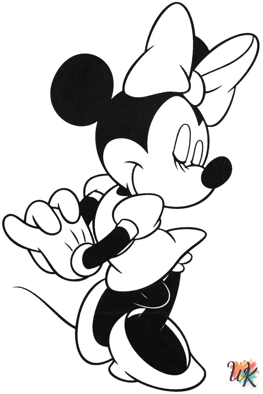 Dibujos para Colorear Minnie Mouse 41