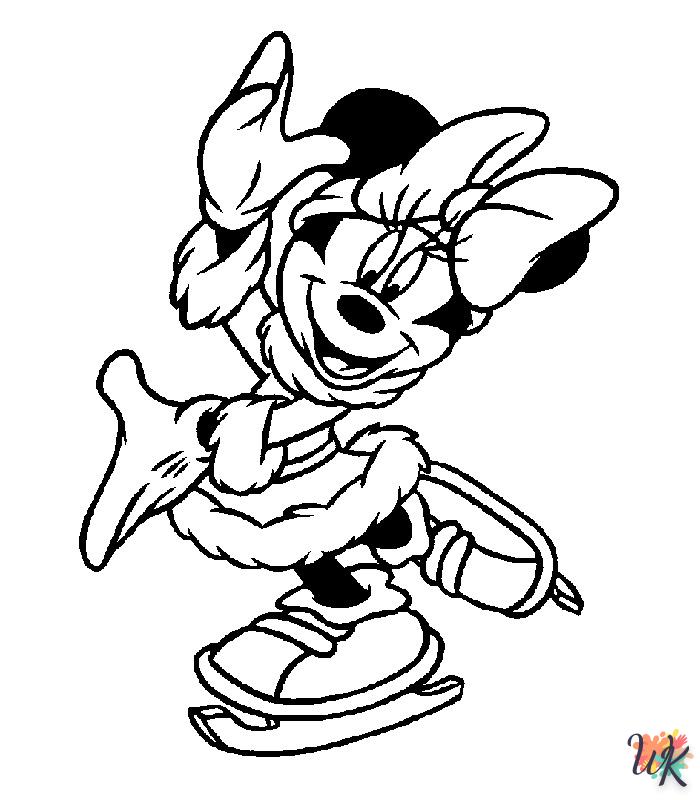Dibujos para Colorear Minnie Mouse 42