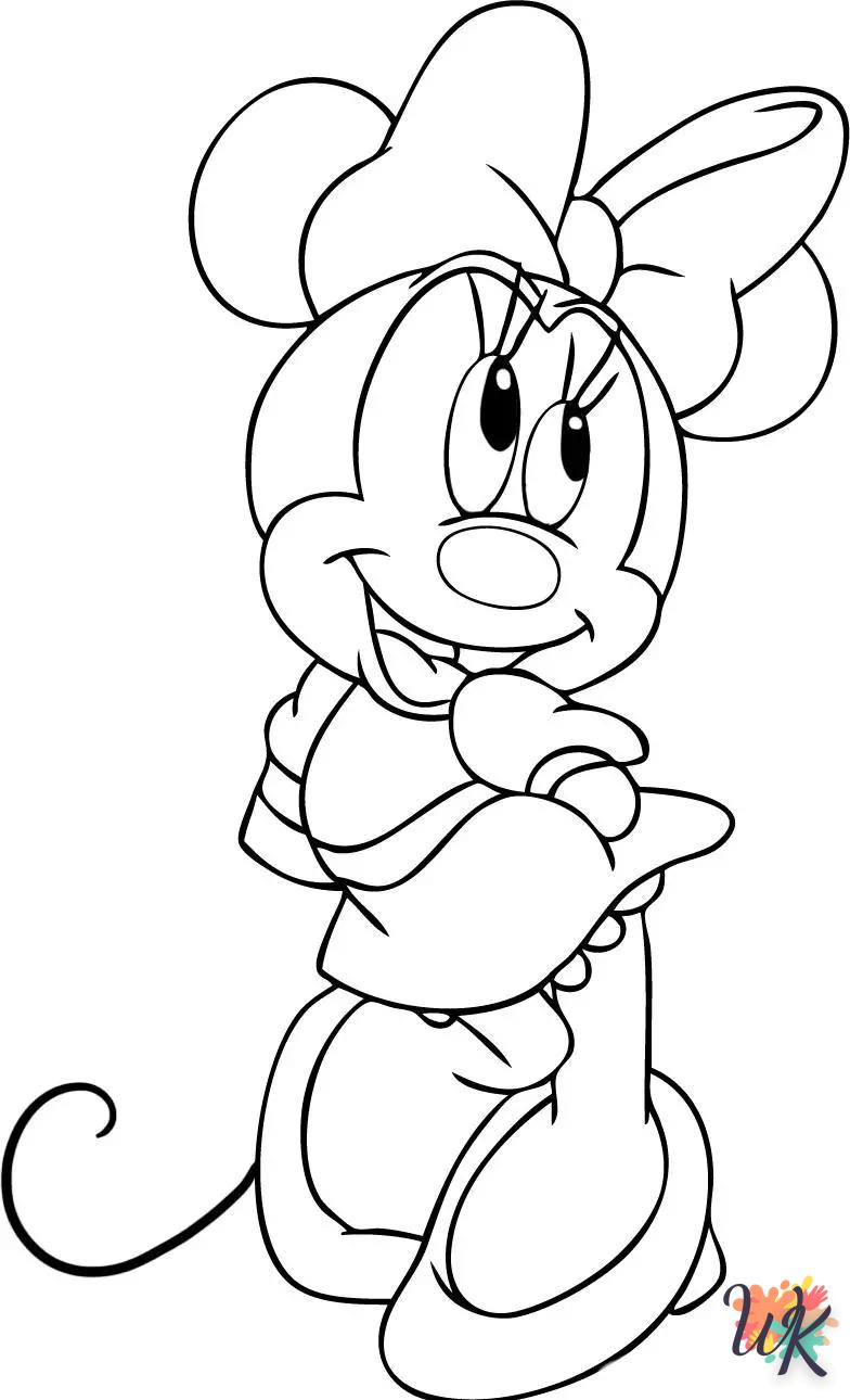 Dibujos para Colorear Minnie Mouse 43
