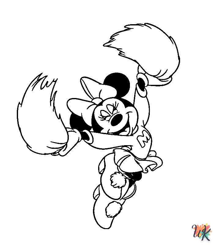 Dibujos para Colorear Minnie Mouse 44