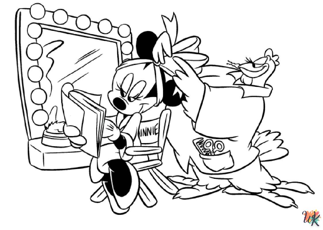 Dibujos para Colorear Minnie Mouse 45