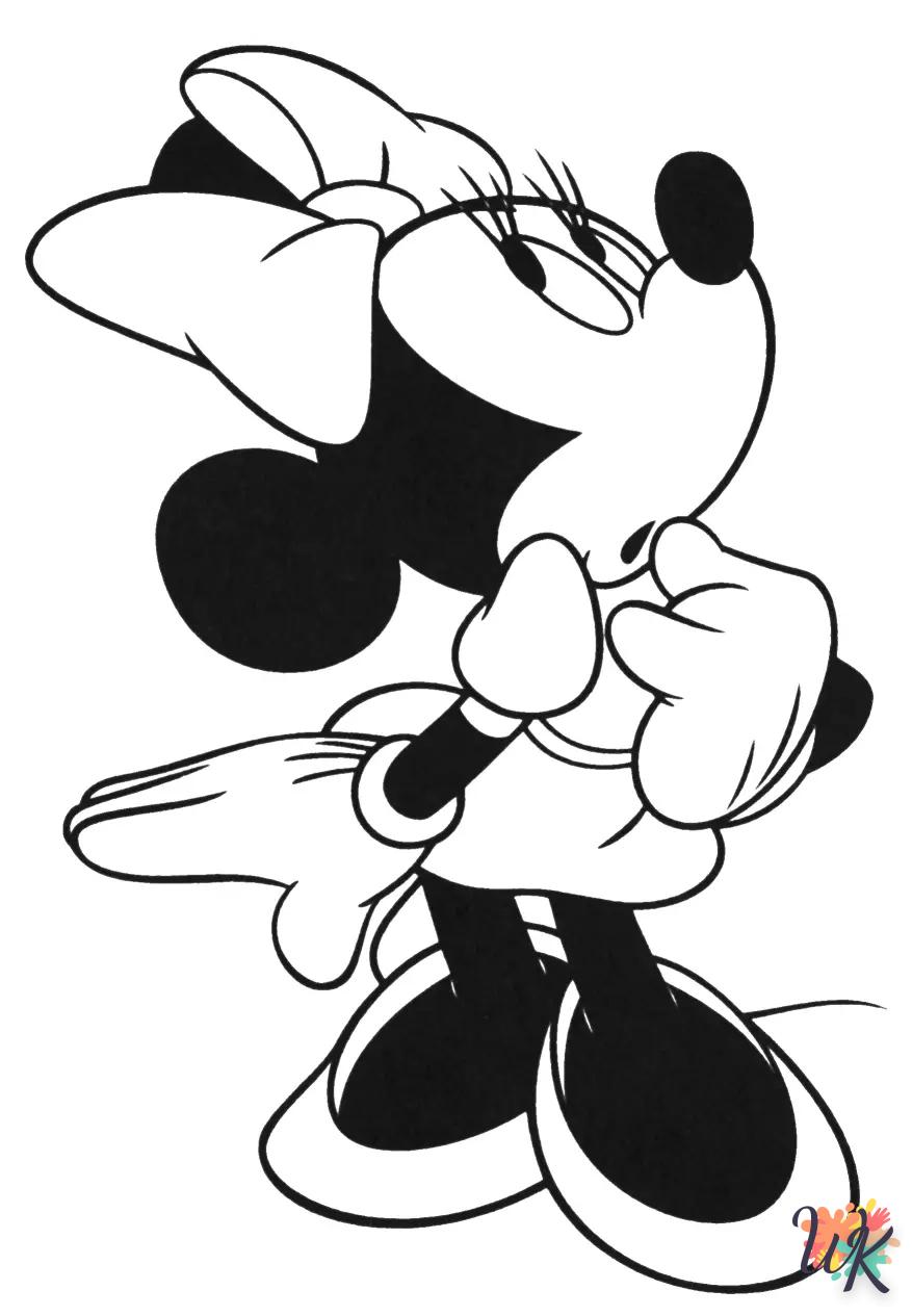 Dibujos para Colorear Minnie Mouse 46