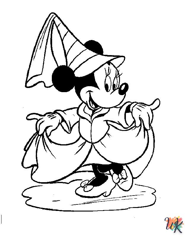 Dibujos para Colorear Minnie Mouse 53