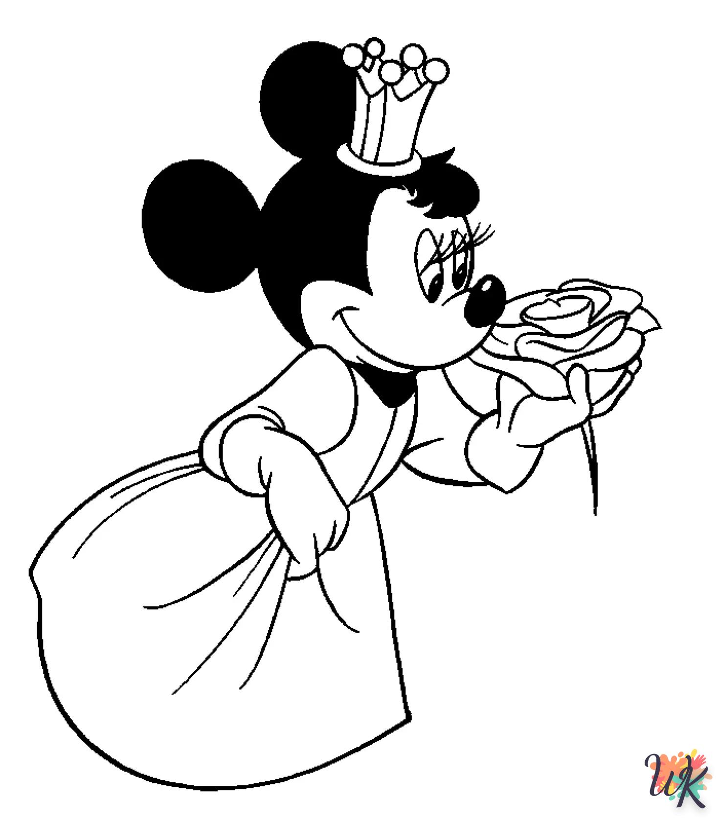 Dibujos para Colorear Minnie Mouse 57
