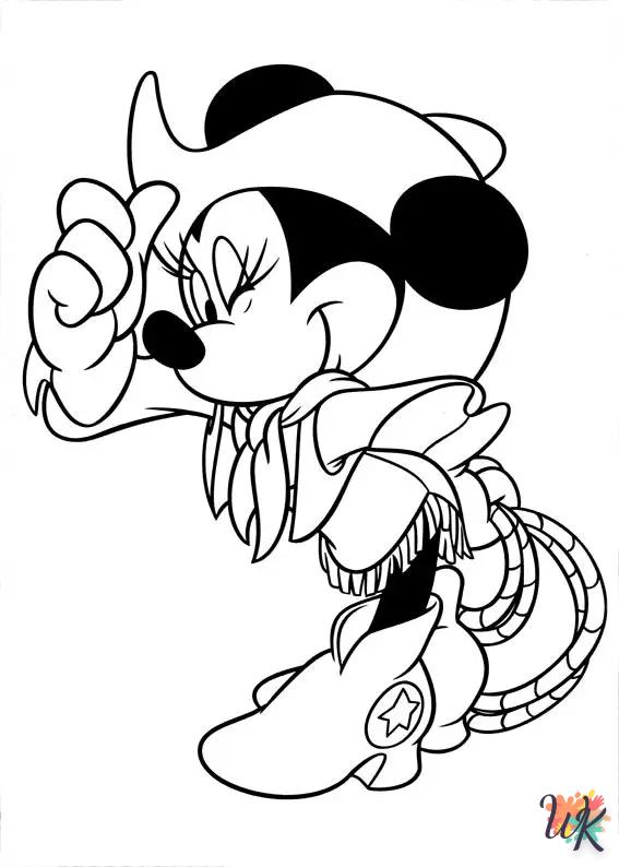 Dibujos para Colorear Minnie Mouse 59