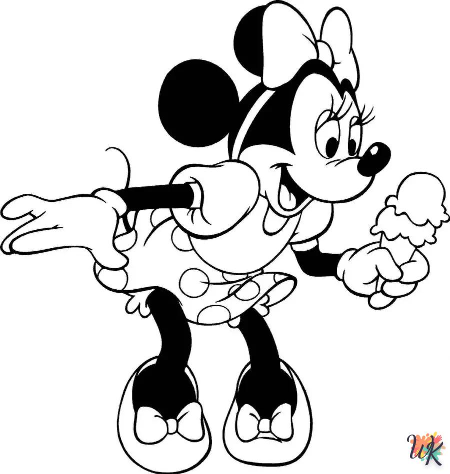 Dibujos para Colorear Minnie Mouse 61