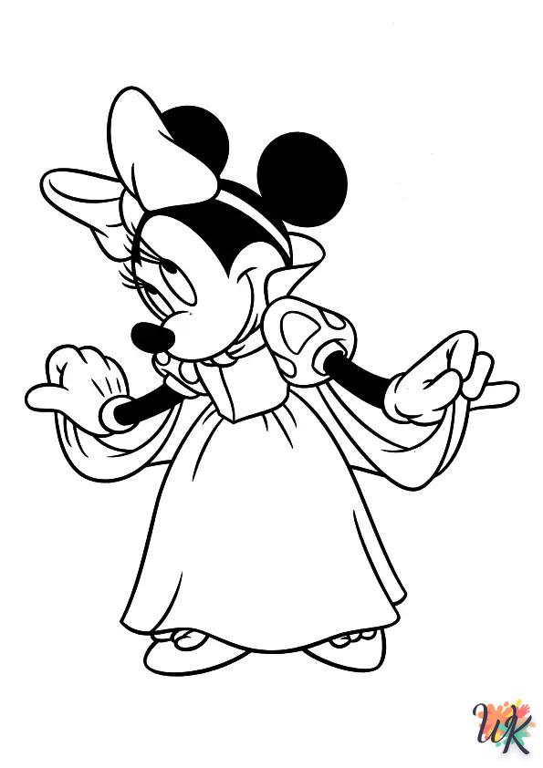 Dibujos para Colorear Minnie Mouse 62