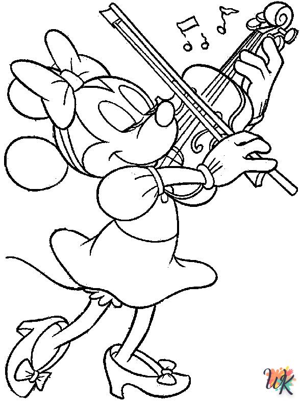Dibujos para Colorear Minnie Mouse 65