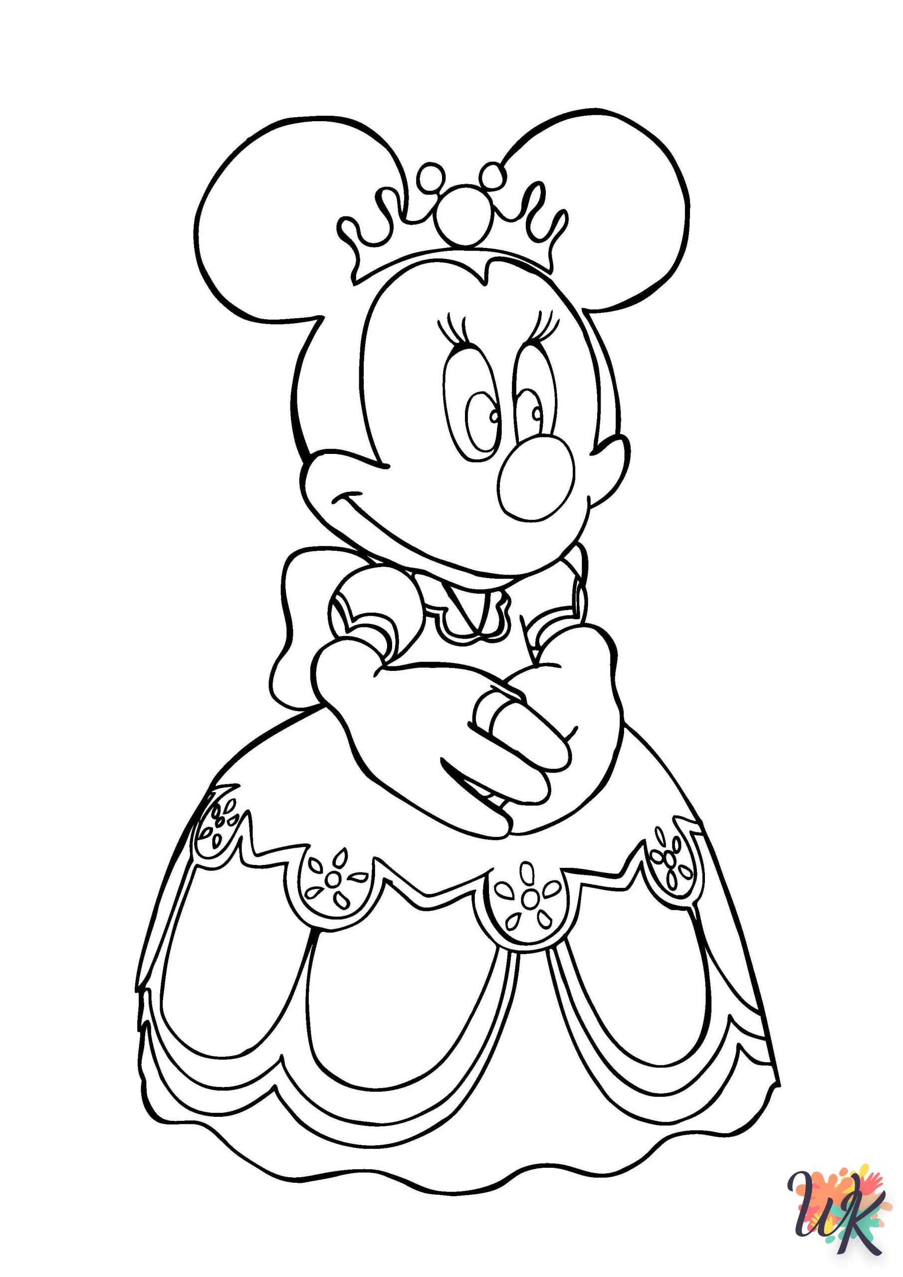 Dibujos para Colorear Minnie Mouse 66 scaled