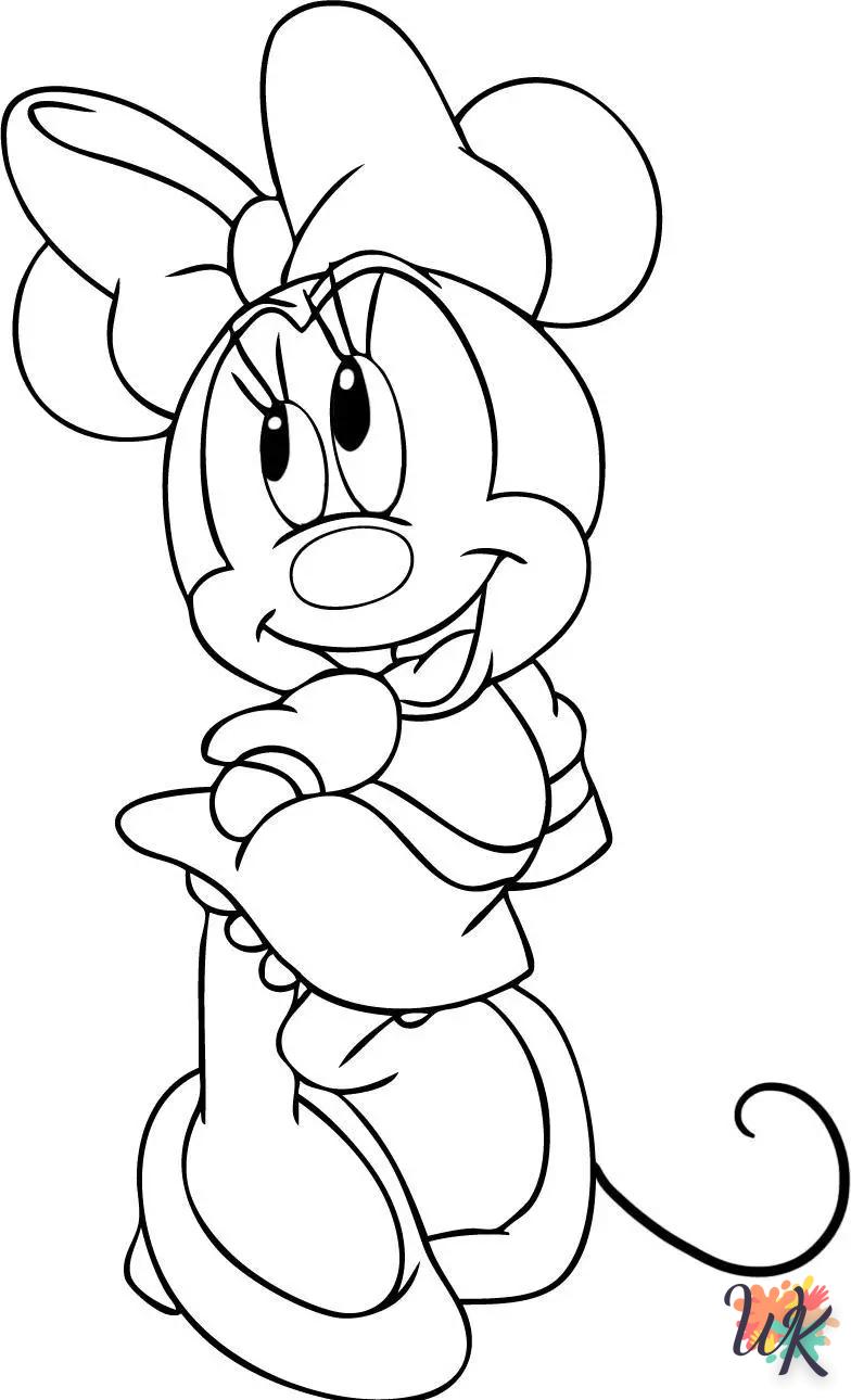 Dibujos para Colorear Minnie Mouse 68