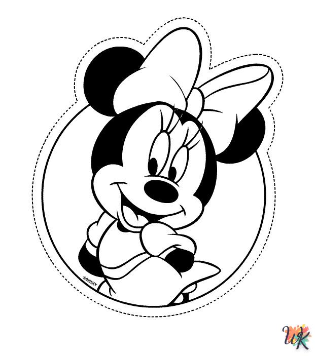 Dibujos para Colorear Minnie Mouse 70