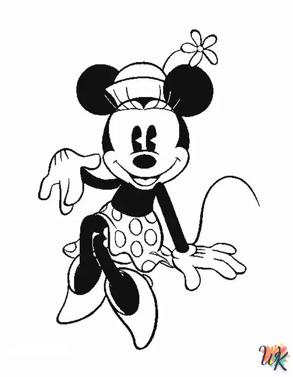 Dibujos para Colorear Minnie Mouse 71