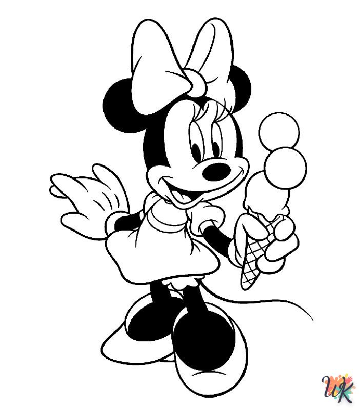 Dibujos para Colorear Minnie Mouse 72