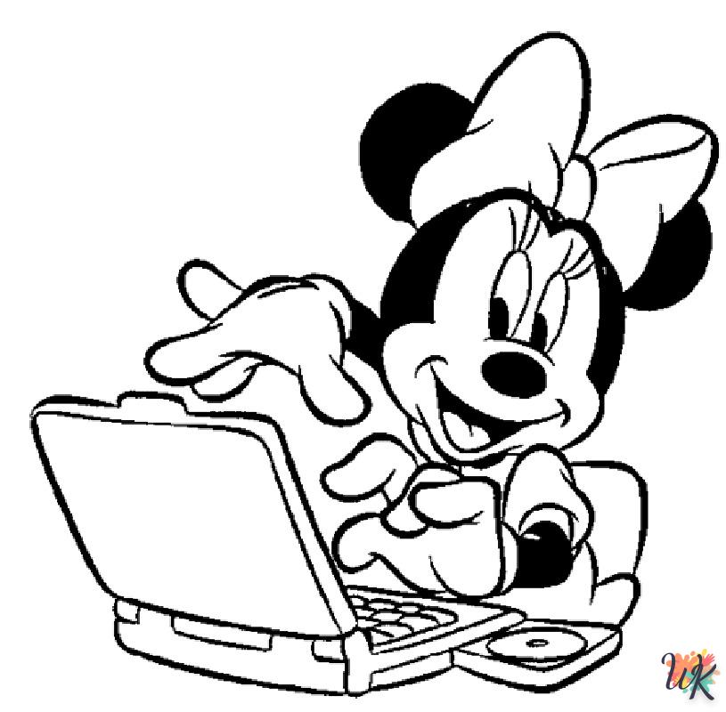 Dibujos para Colorear Minnie Mouse 79