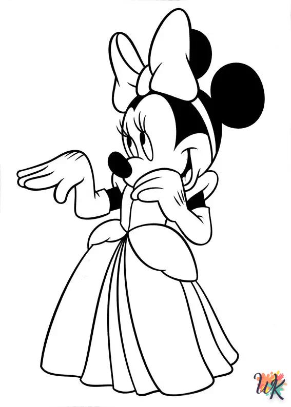 Dibujos para Colorear Minnie Mouse 80
