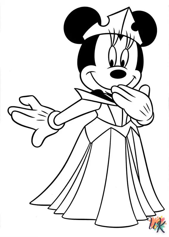 Dibujos para Colorear Minnie Mouse 81