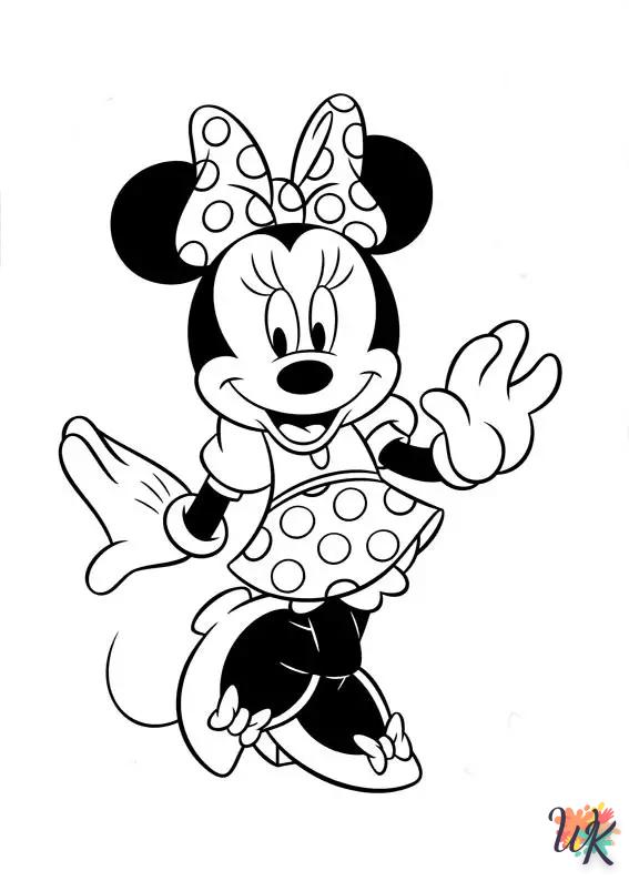 Dibujos para Colorear Minnie Mouse 82