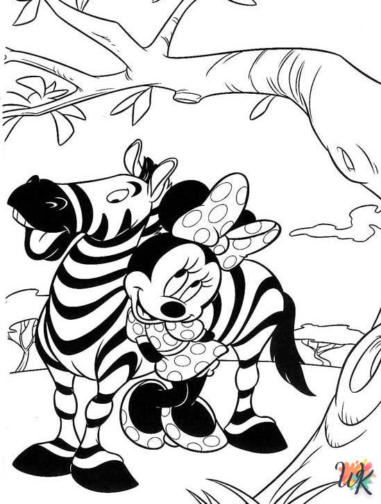 Dibujos para Colorear Minnie Mouse 84