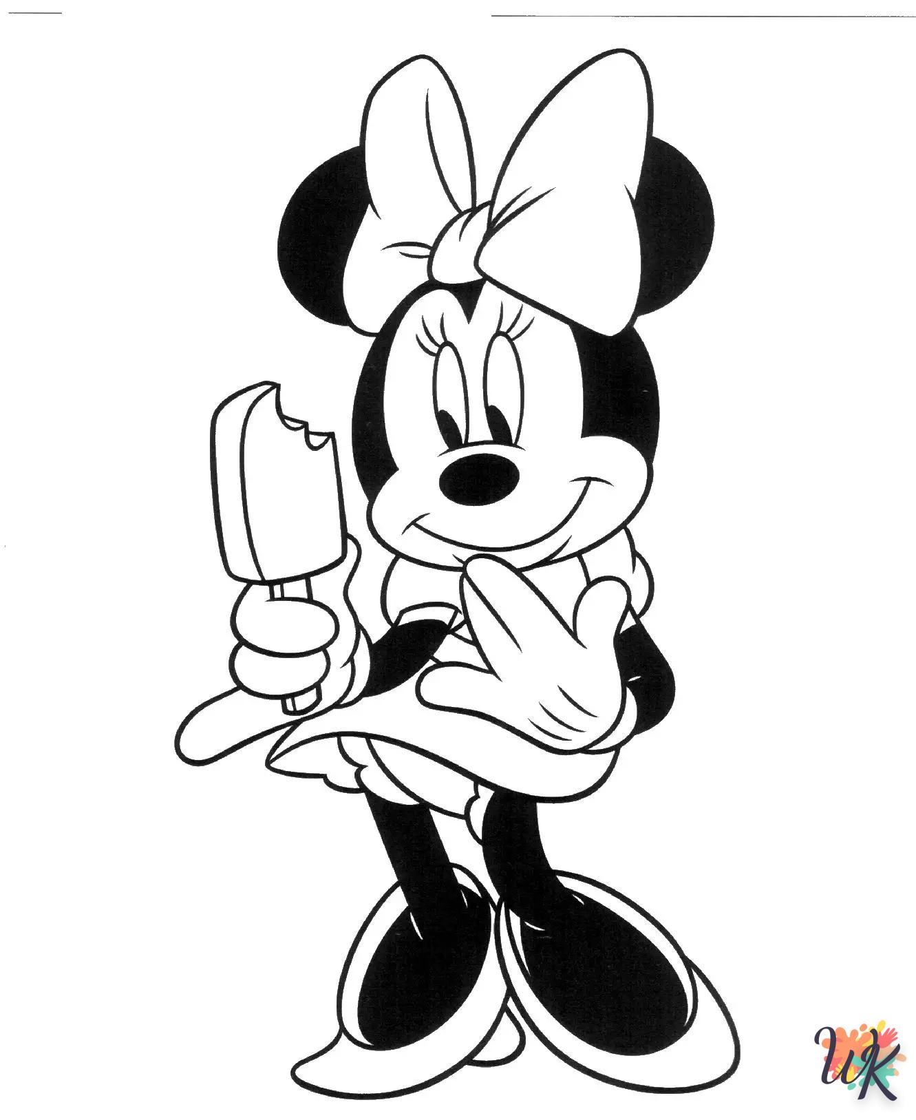 Dibujos para Colorear Minnie Mouse 85