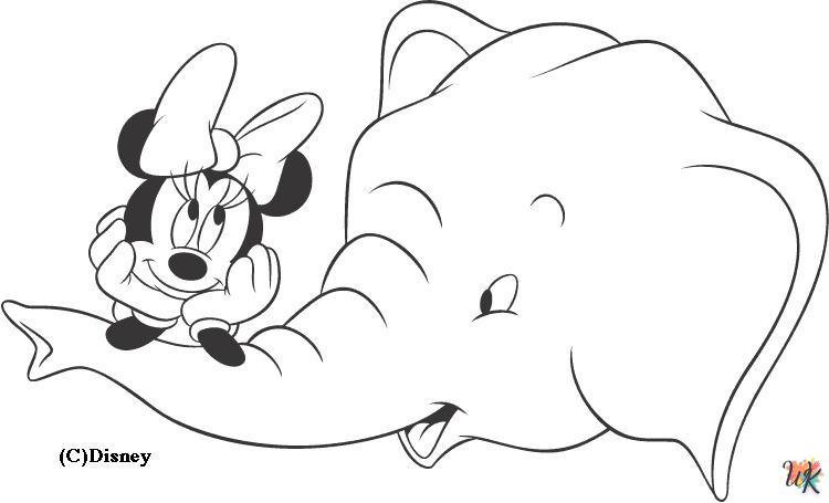 Dibujos para Colorear Minnie Mouse 87