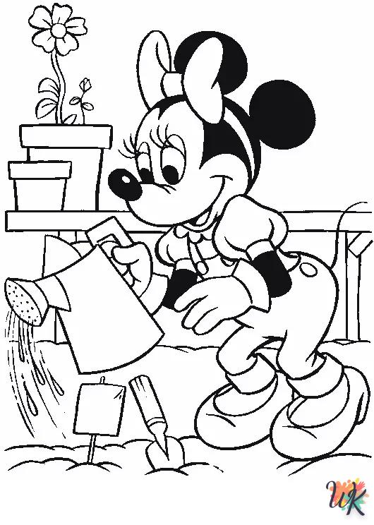 Dibujos para Colorear Minnie Mouse 89