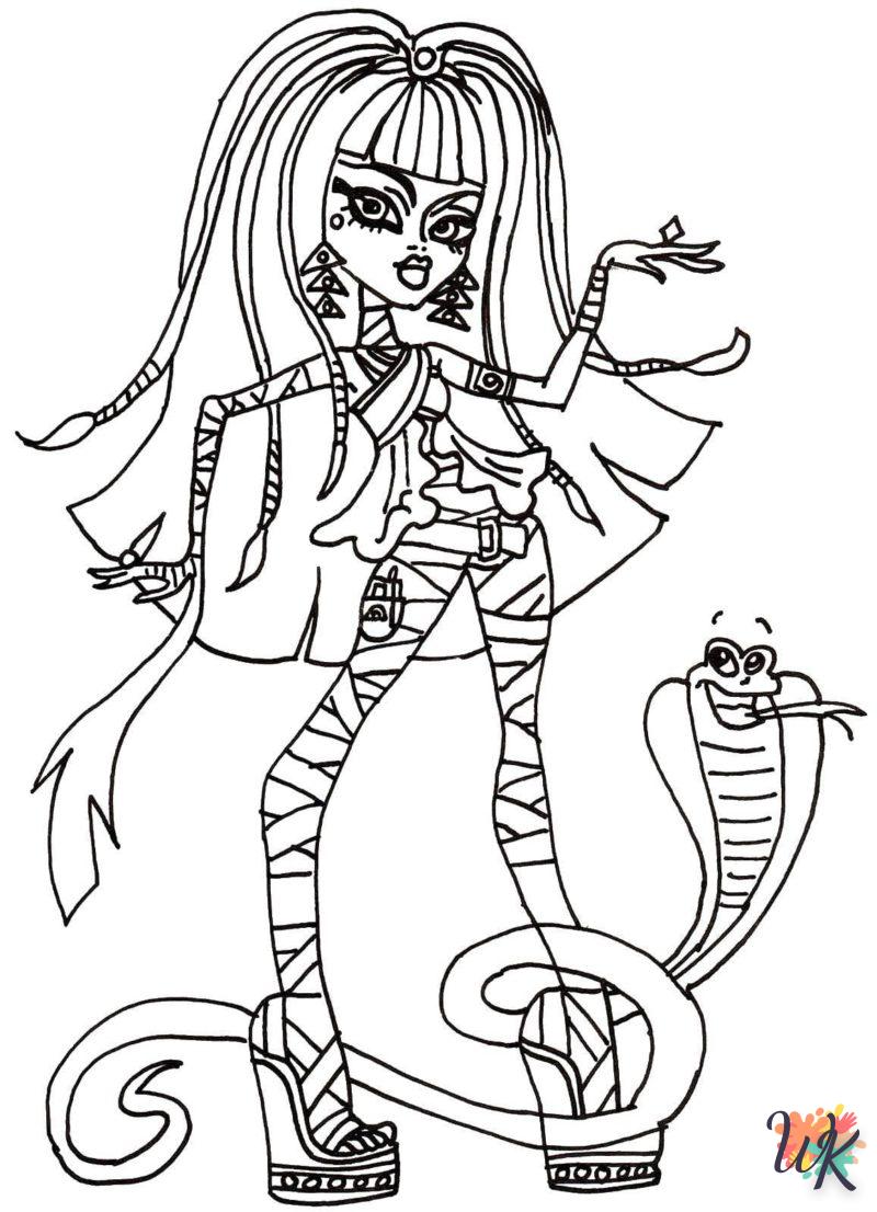 Dibujos para Colorear Monster High 91