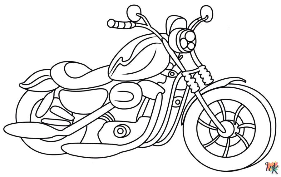 Dibujos para Colorear Moto 109
