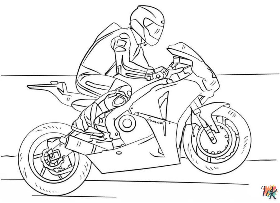 Dibujos para Colorear Moto 115