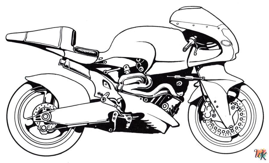 Dibujos para Colorear Moto 116