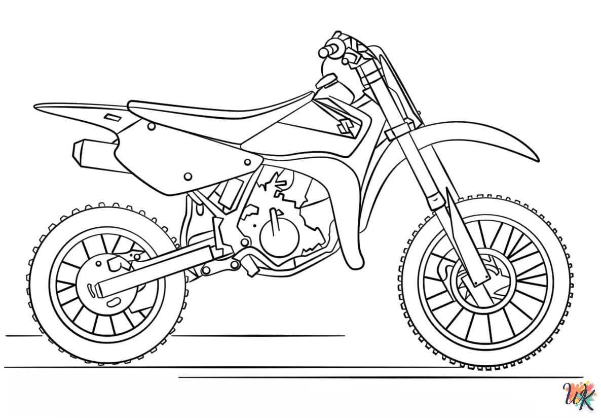 Dibujos para Colorear Moto 2