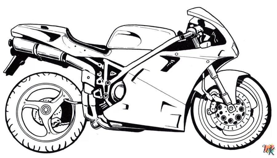 Dibujos para Colorear Moto 26