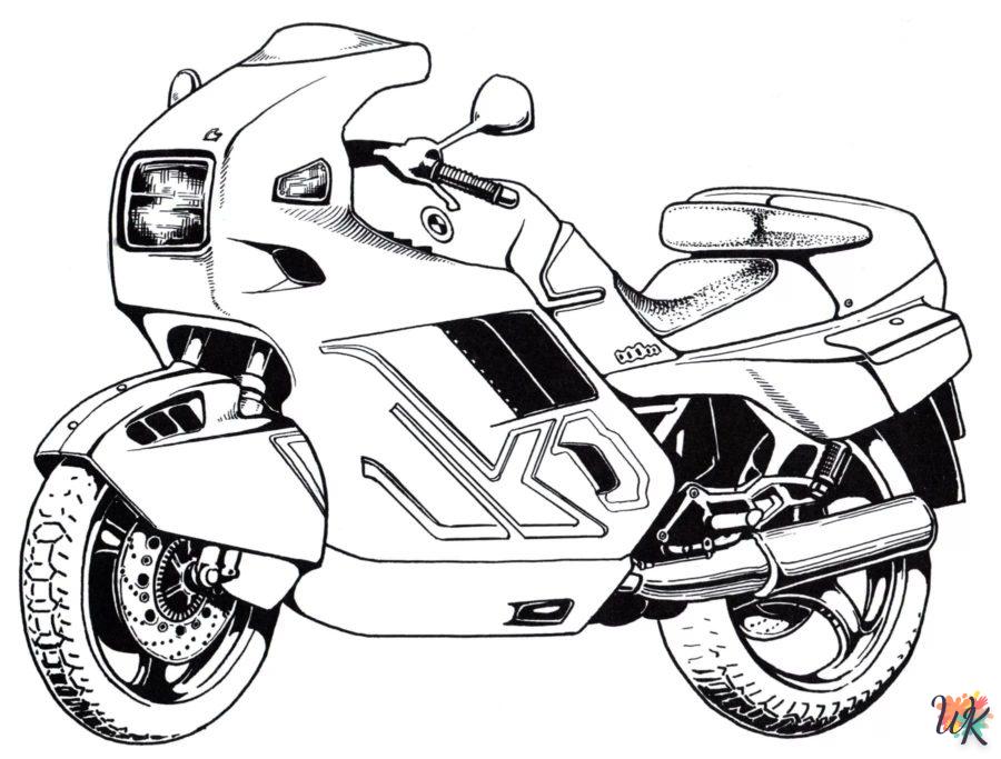 Dibujos para Colorear Moto 32