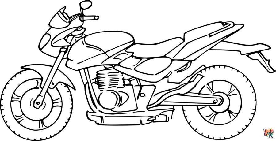 Dibujos para Colorear Moto 33