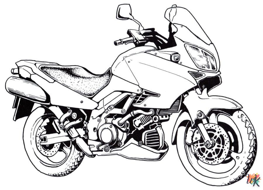 Dibujos para Colorear Moto 34
