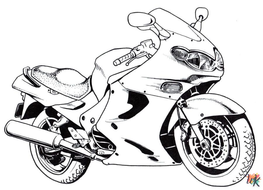 Dibujos para Colorear Moto 35