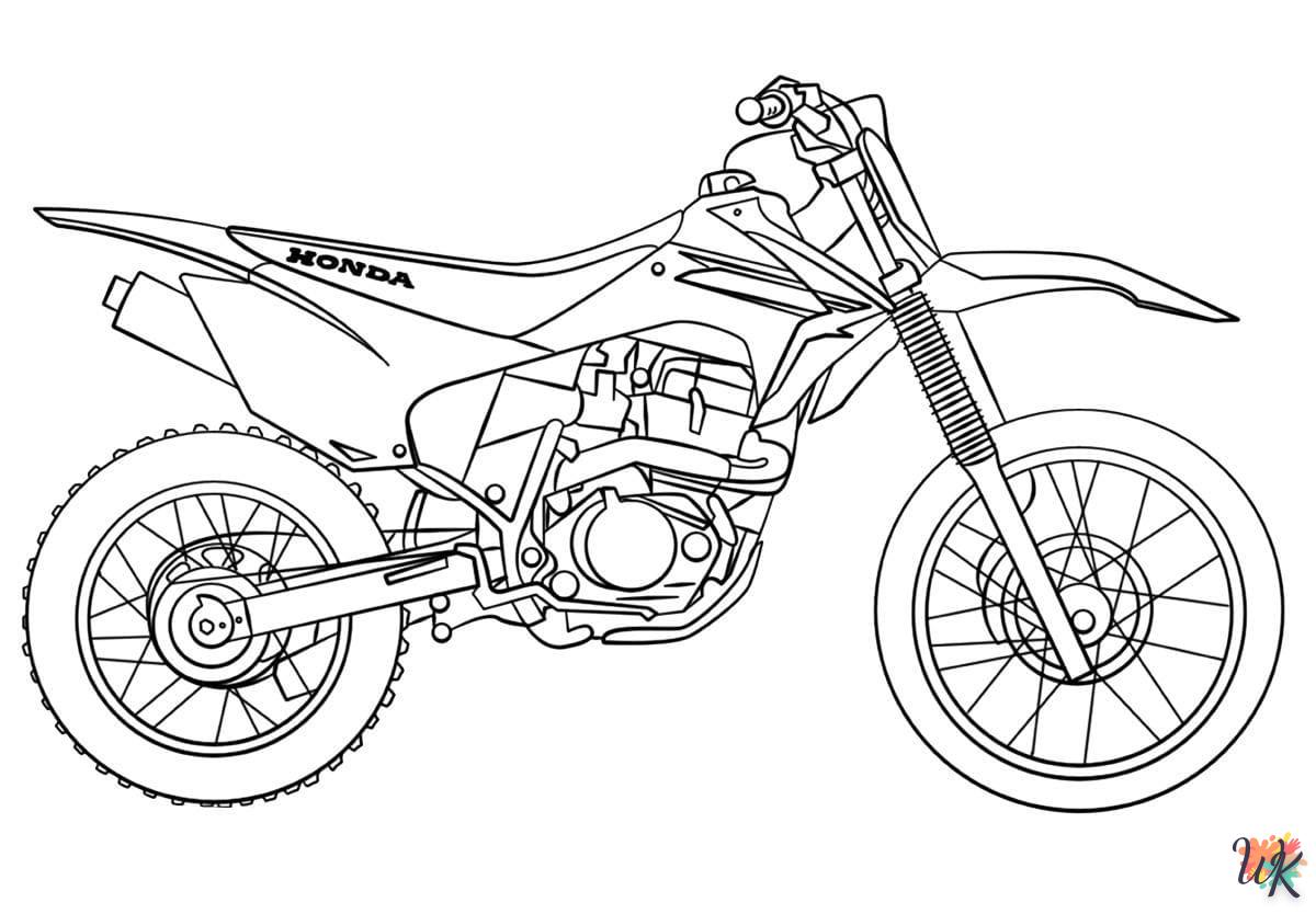 Dibujos para Colorear Moto 5