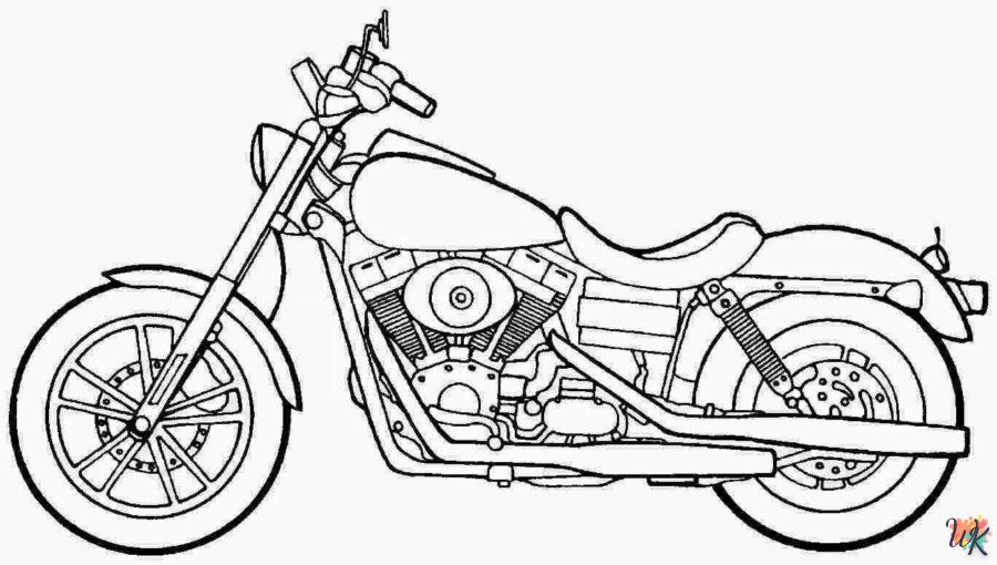 Dibujos para Colorear Moto 55