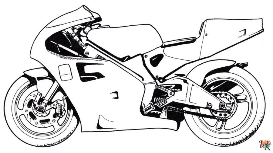 Dibujos para Colorear Moto 58