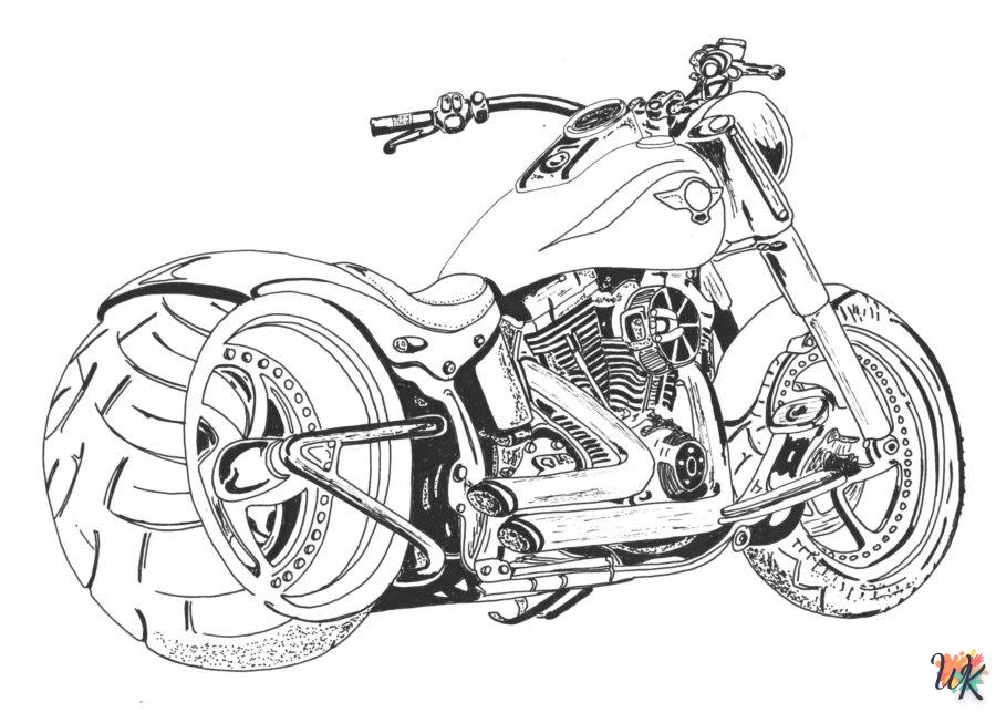 Dibujos para Colorear Moto 71