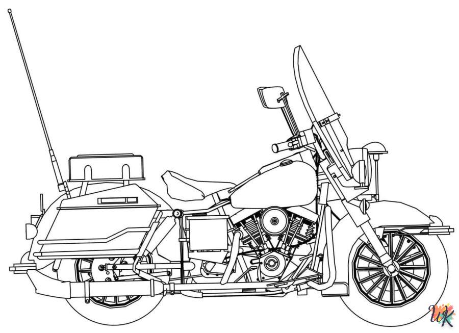 Dibujos para Colorear Moto 79