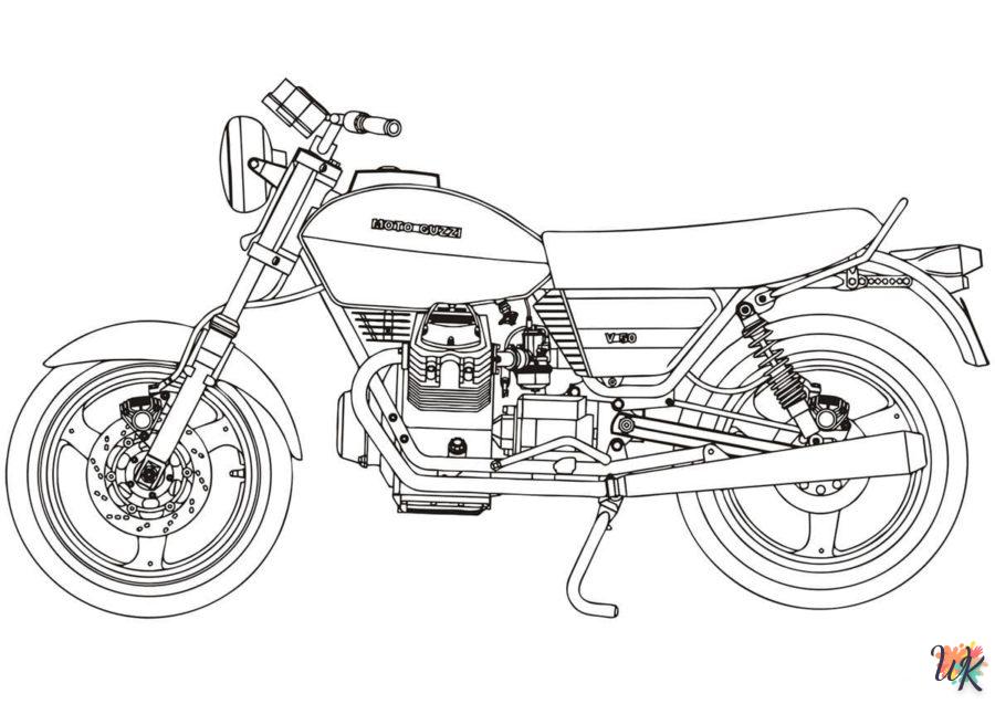 Dibujos para Colorear Moto 90