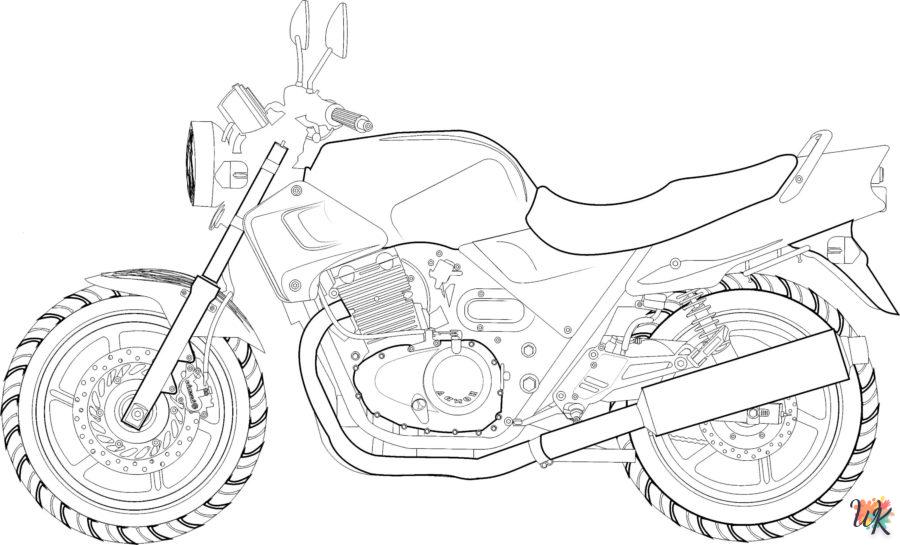Dibujos para Colorear Moto 95