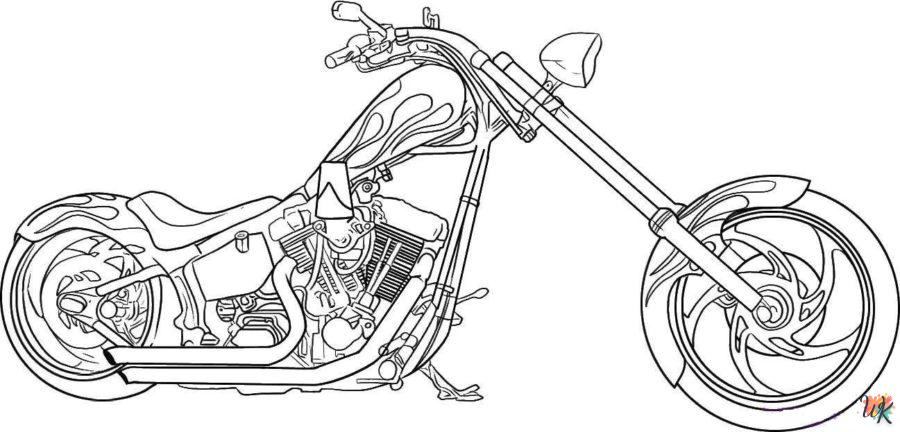 Dibujos para Colorear Moto 96