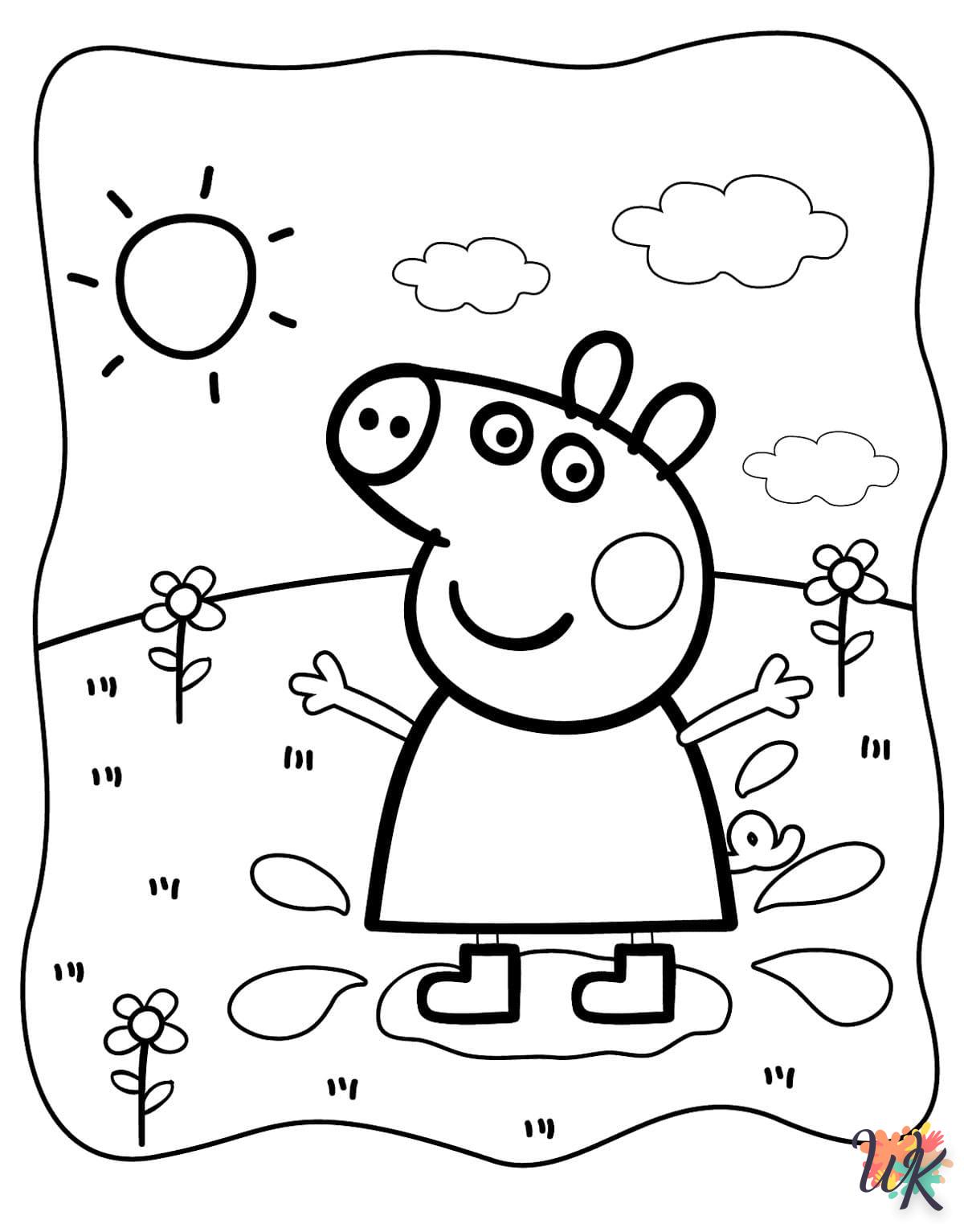 Dibujos para Colorear Peppa Pig 20