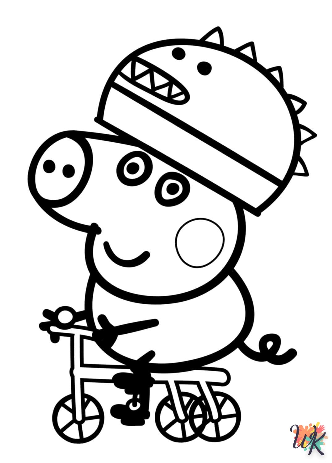 Dibujos para Colorear Peppa Pig 24